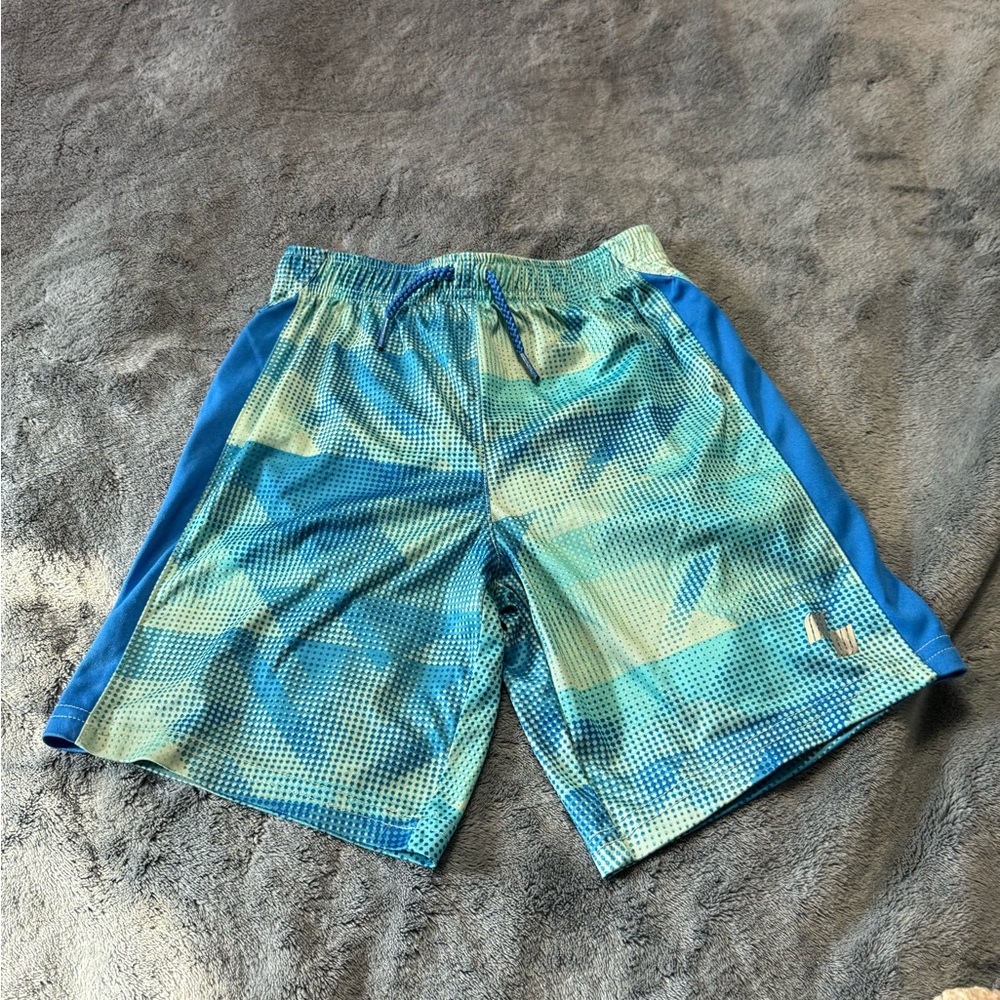Stylish Blue and Green Boys Shorts